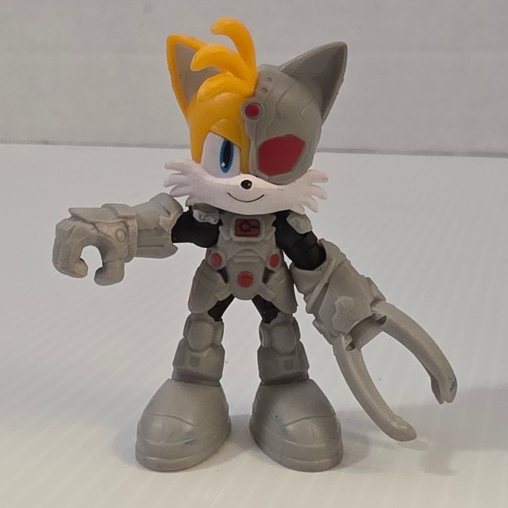 Jakks Pacific Tails as Cyborg Action Figure 5in Yellow Excellent Sonic X DC